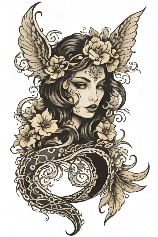deva tattoo design idea
