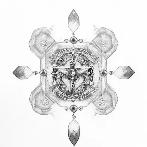 Black Rosary with the Decade beads in LGBT pride colors, wrapping around forearm, cross pendent over the ring finger  tattoo design idea