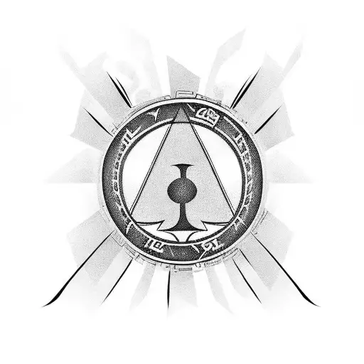 A stylized Besiktas emblem with a football motif tattoo design idea