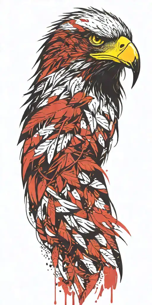 eagle tattoo design idea