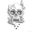 phrase "Was a lost soul at a crossroad who had no hope but I changed that" tattoo design idea