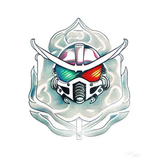 Colorful collage of Kerrigan, Master Chief, Link, Diablo tattoo design idea