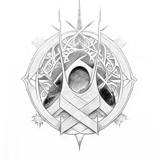 lord of the rings and Star Wars and game of thrones tattoo design idea