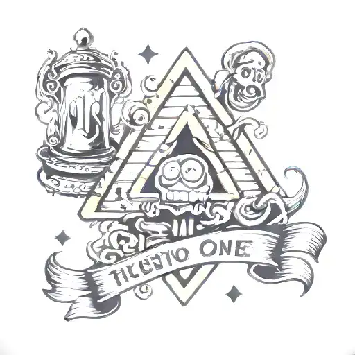 gravity falls "Trust no one" tattoo design idea