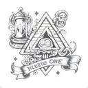 gravity falls "Trust no one" tattoo design idea
