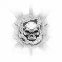 guerra nuclear tattoo design idea