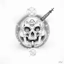 guerra nuclear tattoo design idea