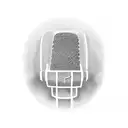 microphone  tattoo design idea