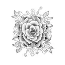 Vine tattoo design idea