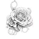 Vine tattoo design idea