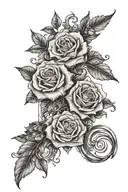 tattoo written "let me but don’t let me go" on parchment divided between them placed vertically spaced from each other i tattoo design idea