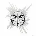 rock pathway to pine tree  tattoo design idea