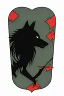 wolf howling arrows tattoo design idea