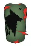 wolf howling arrows tattoo design idea