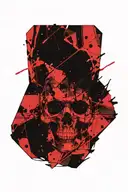 honor strength courage tattoo design idea