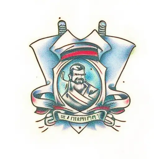 tombstone under oaktree hand tattoo tattoo design idea