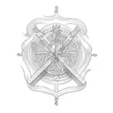 catholic tattoo design idea