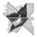 You never walk alone tattoo design idea