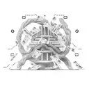 A stack of cash with a JavaScript code snippet flowing out, representing the fusion of money and programming tattoo design idea