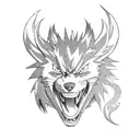 Naruto nine tailed fox, sasuke, deku, luffy tattoo design idea