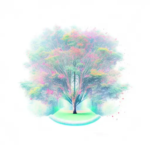 trees to create object tattoo design idea