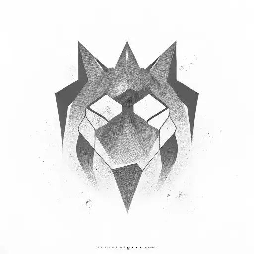 Red Rising Howler logo stylised to look like a mountain tattoo design idea