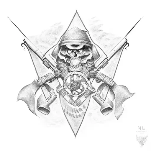 semper fi tattoo design idea