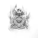 semper fi tattoo design idea