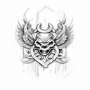 semper fi tattoo design idea