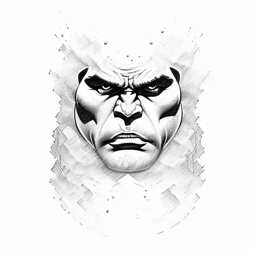 hulk tattoo design idea