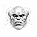 hulk tattoo design idea