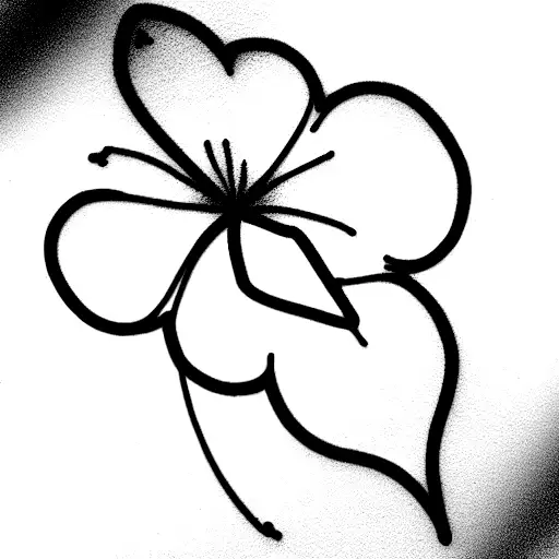 four leaf clover tattoo design idea