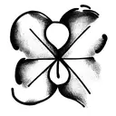 four leaf clover tattoo design idea