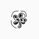 four leaf clover tattoo design idea