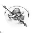 Forgiveness ain't an easy road to go  tattoo design idea