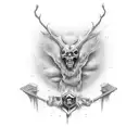 Forgiveness ain't an easy road to go  tattoo design idea