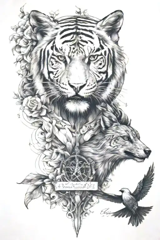 isaiah 43:2 tattoo design idea