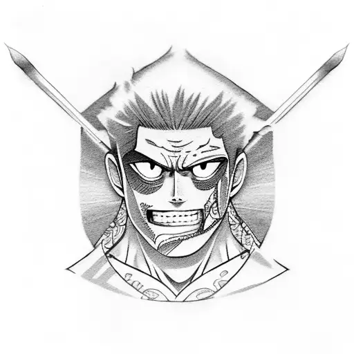 roronoa zoro tattoo design idea