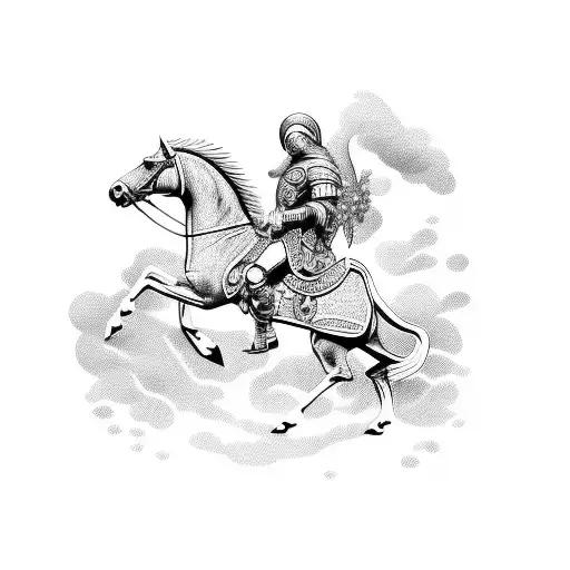 Saint George tattoo design idea