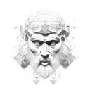 Stoic Philosopher tattoo design idea