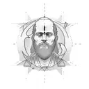 Stoic Philosopher tattoo design idea