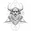 Stoic Philosopher tattoo design idea