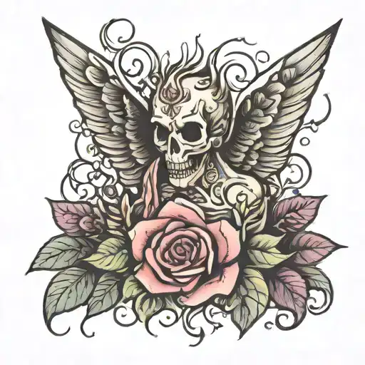 lost loved one tattoo design idea