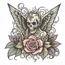 lost loved one tattoo design idea