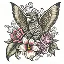 lost loved one tattoo design idea