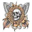 lost loved one tattoo design idea