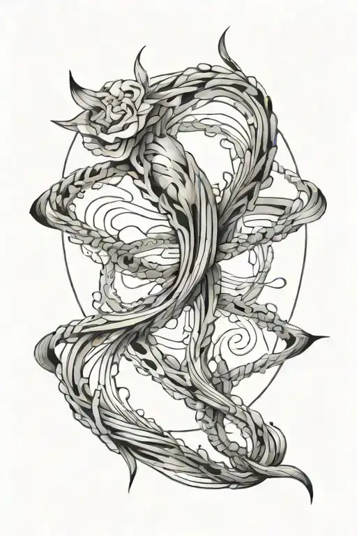 cool long minimalist tattoo on spinal cord tattoo design idea