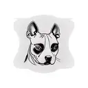 Staffordshire Bull Terrier  tattoo design idea