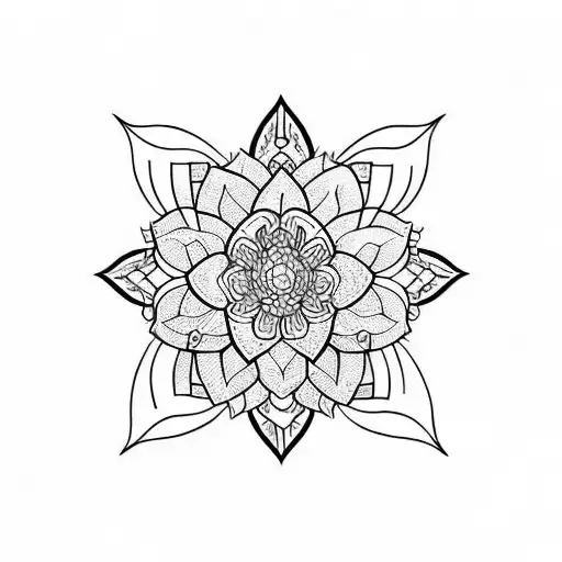 Jasmine flower and single japanese word tattoo design idea