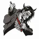 malpracticing doctor tattoo design idea